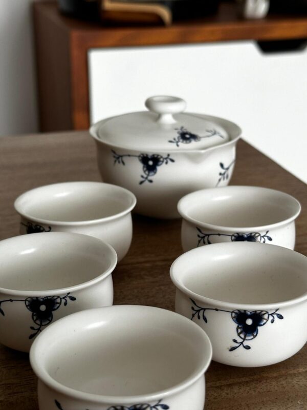 Set de Viaje (Gaiwan + Cuencos) Azul