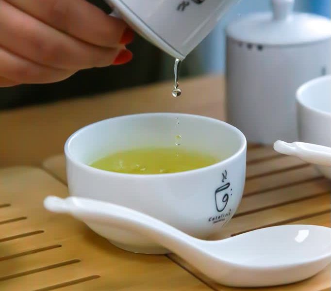 Mesa del Atelier · Cata de té verde